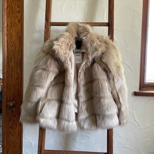 Tan Faux Fur Zara Coat
